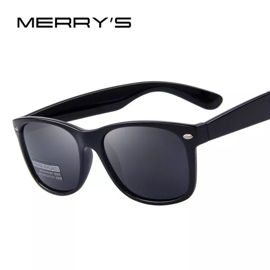 MERRYS Polarized Retro Rivet Sunglasses for Men - UV400 Protection, Designer Shades (S683)