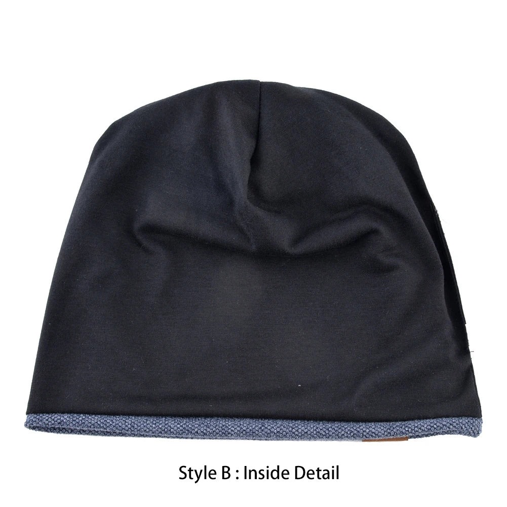 Fashionable Solid Hip-Hop Style Warm Knitted Beanie Hat for Men and Women